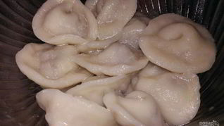 Пельмени из говяжьего фарша с луком