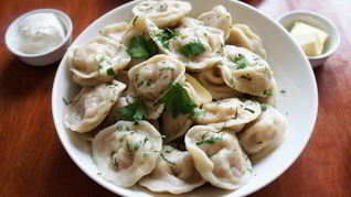 Пельмени из скумбрии