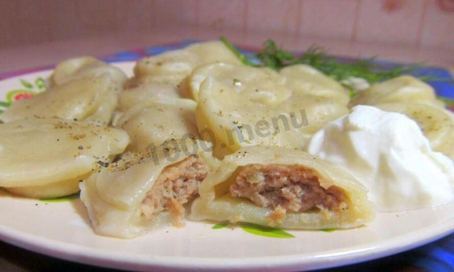 Рецепт пельменей из заварного теста