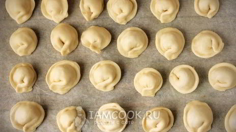 пельмени с черной редькой