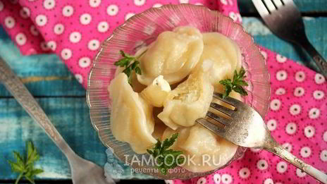 пельмени с черной редькой