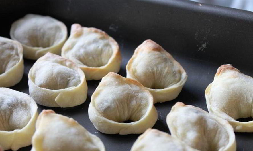 Рецепт пельменей с грибами