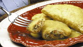 Пельмени с крабовым мясом