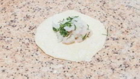 пельмени с креветками