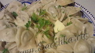 Пельмени с квашеной капустой