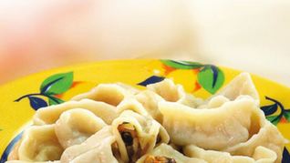 Пельмени с мидиями