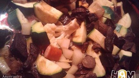 пельмени с овощами