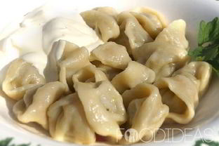 Пельмени с редькой