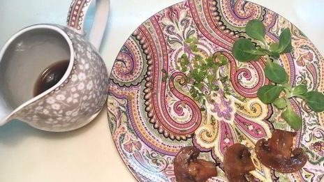 пельмени с рыбой и белыми грибами