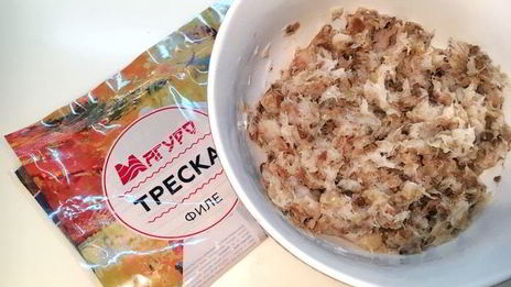 пельмени с рыбой и белыми грибами