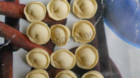 пельмени сибирские с чесноком