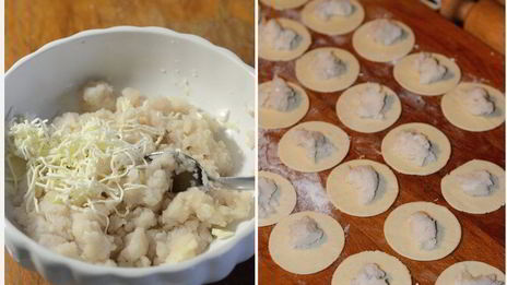 пельмени сибирские с мясом и с рыбой