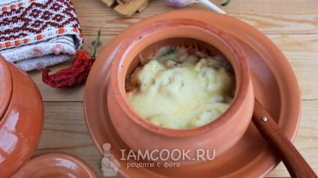 пельмени в горшочках в духовке