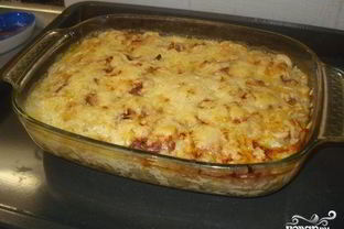 Пельмени, запеченные с сыром