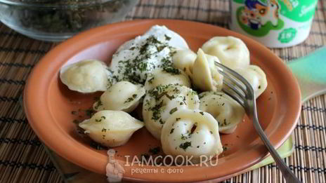 вегетарианские пельмени с нутом