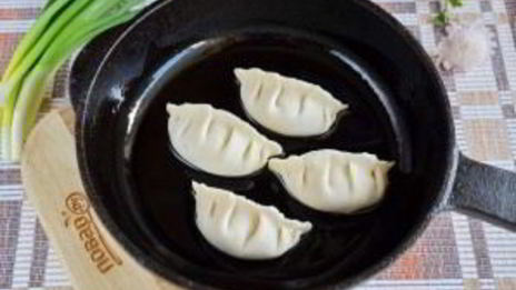 японские жареные пельмешки гедза