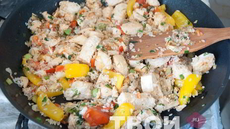 паэлья с курицей