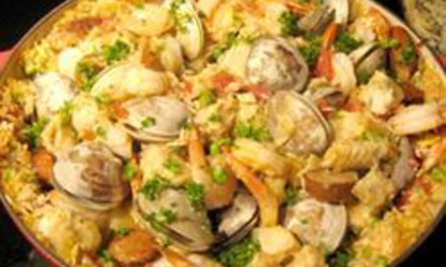 Рецепт паэльи с морепродуктами в духовке