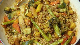 Паэлья с овощами