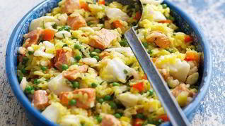 Паэлья с рыбой