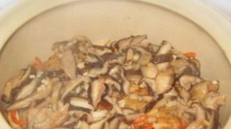 плов из гречки с грибами