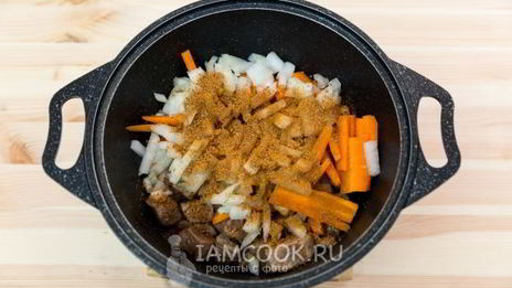 плов из гречки со свининой