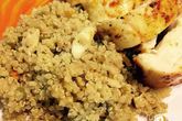 Плов из киноа с миндалем