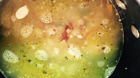 плов из киноа с миндалем