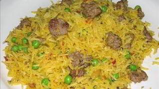 Плов с горохом