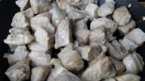 плов с грибами и мясом