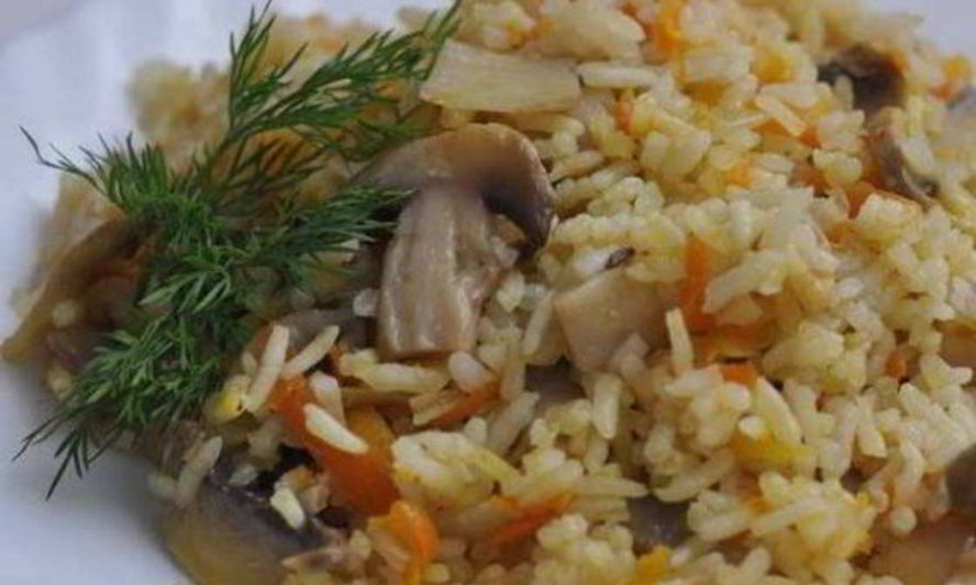 Рецепт плова с грибами