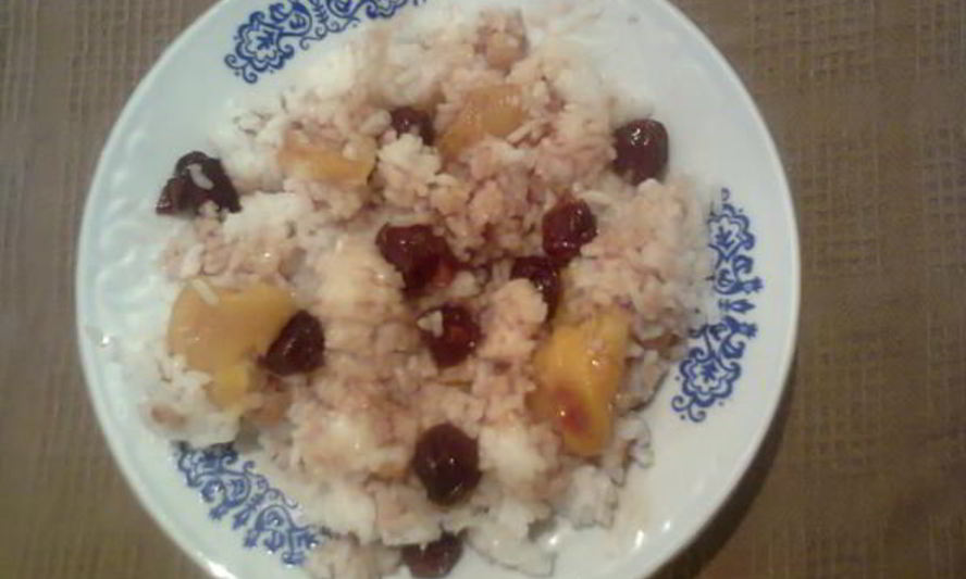 Рецепт плова с курагой и изюмом