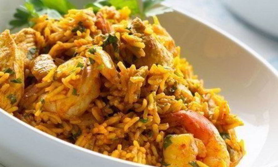 Рецепт плова с курицей, грибами и овощами в микроволновке