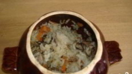 плов в горшочке с курицей