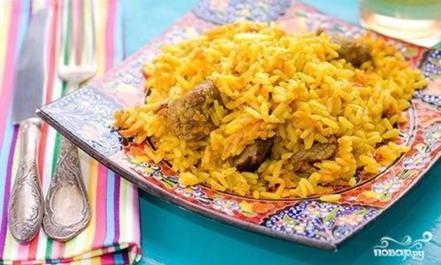 Рецепт плова в мультиварке с мясом