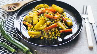 Ароматное овощное рагу карри