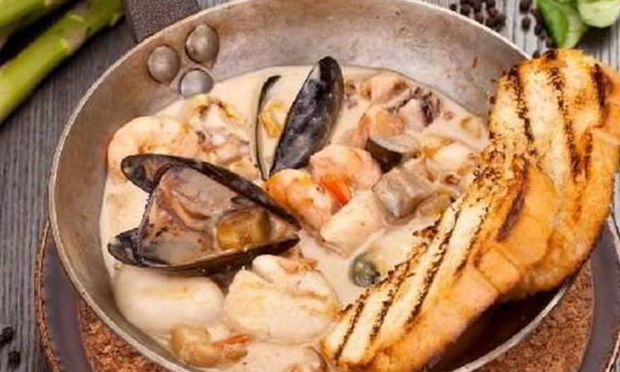 Рецепт быстрого рагу из морепродуктов