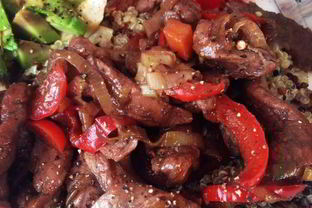 Фрикасе из утки с киноа