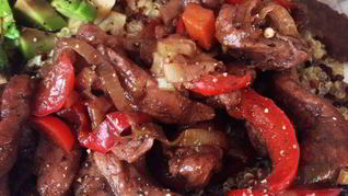 Фрикасе из утки с киноа