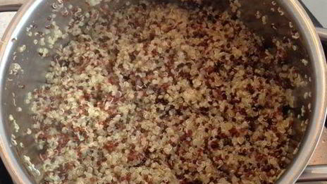 фрикасе из утки с киноа