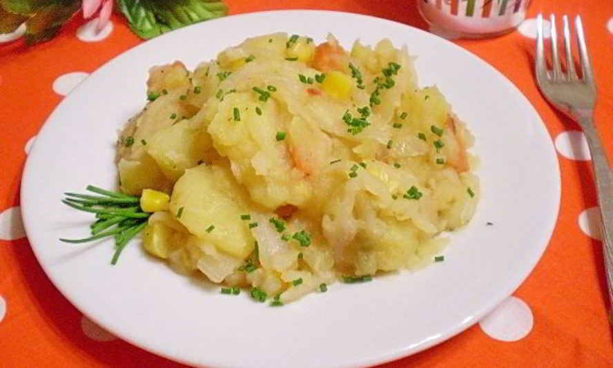 Рецепт картофельного рагу с овощами