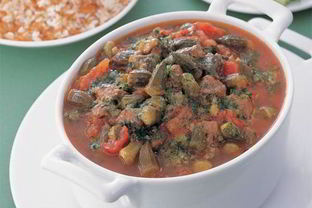 Мясное рагу с окрой