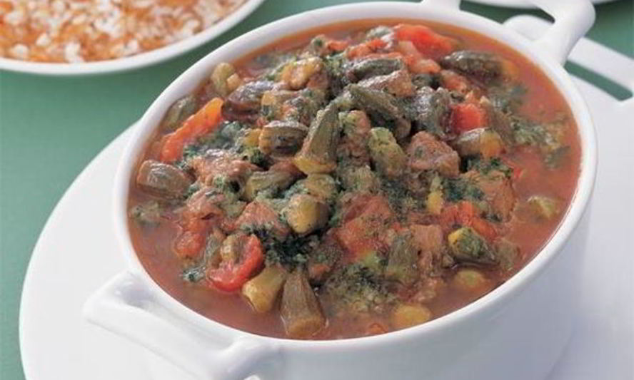 Рецепт мясного рагу с окрой