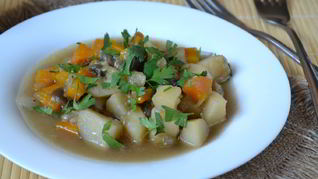 Овощное рагу с баклажанами