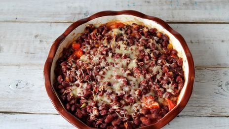 овощное рагу с фаршем в духовке