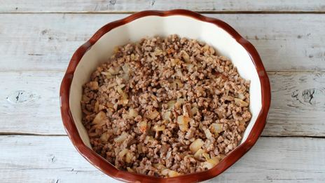 овощное рагу с фаршем в духовке