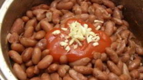 овощное рагу с фасолью