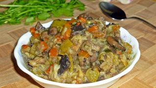 Овощное рагу с грибами