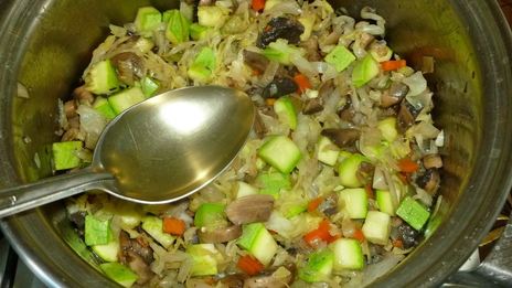 овощное рагу с грибами