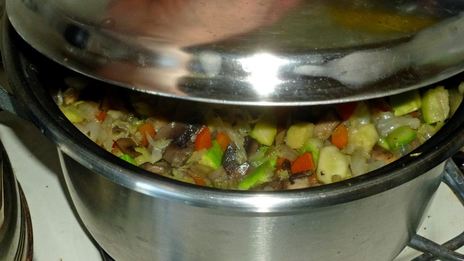 овощное рагу с грибами